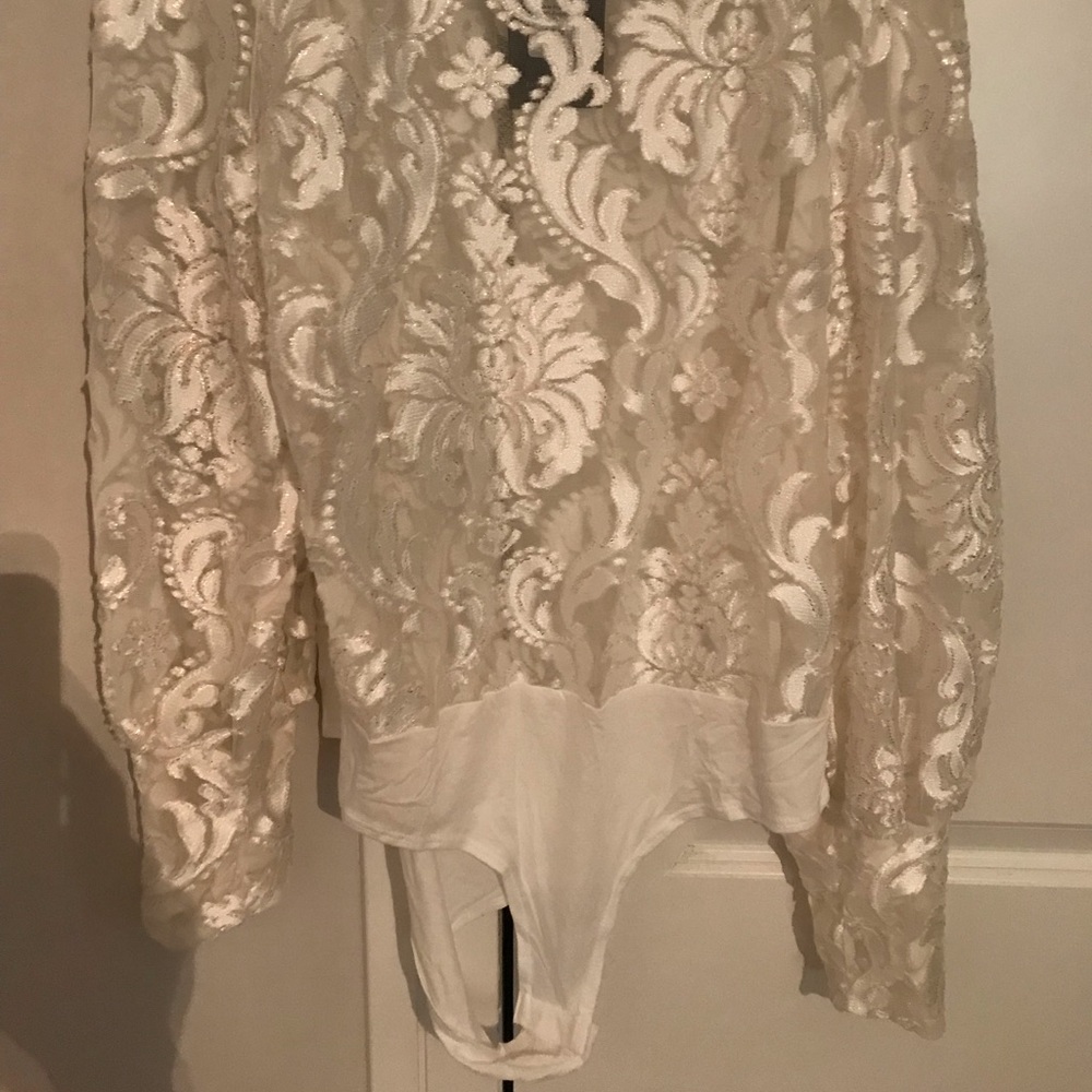 Cream bodysuit